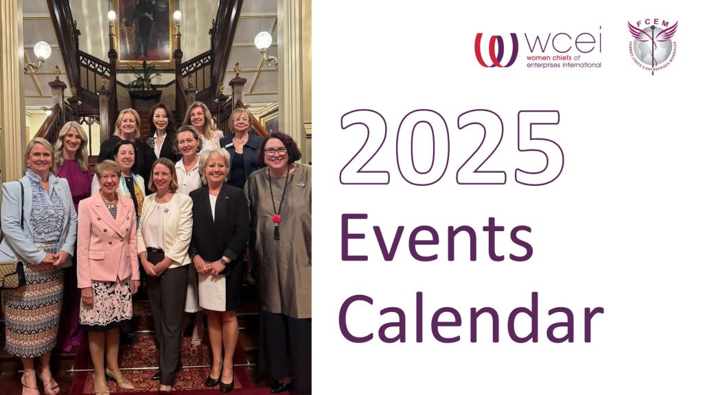 WCEI 2025 Events Calendar